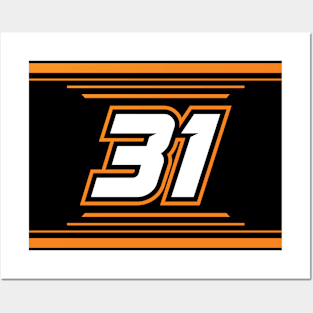 Daniel Hemric #31 2024 NASCAR Design Posters and Art